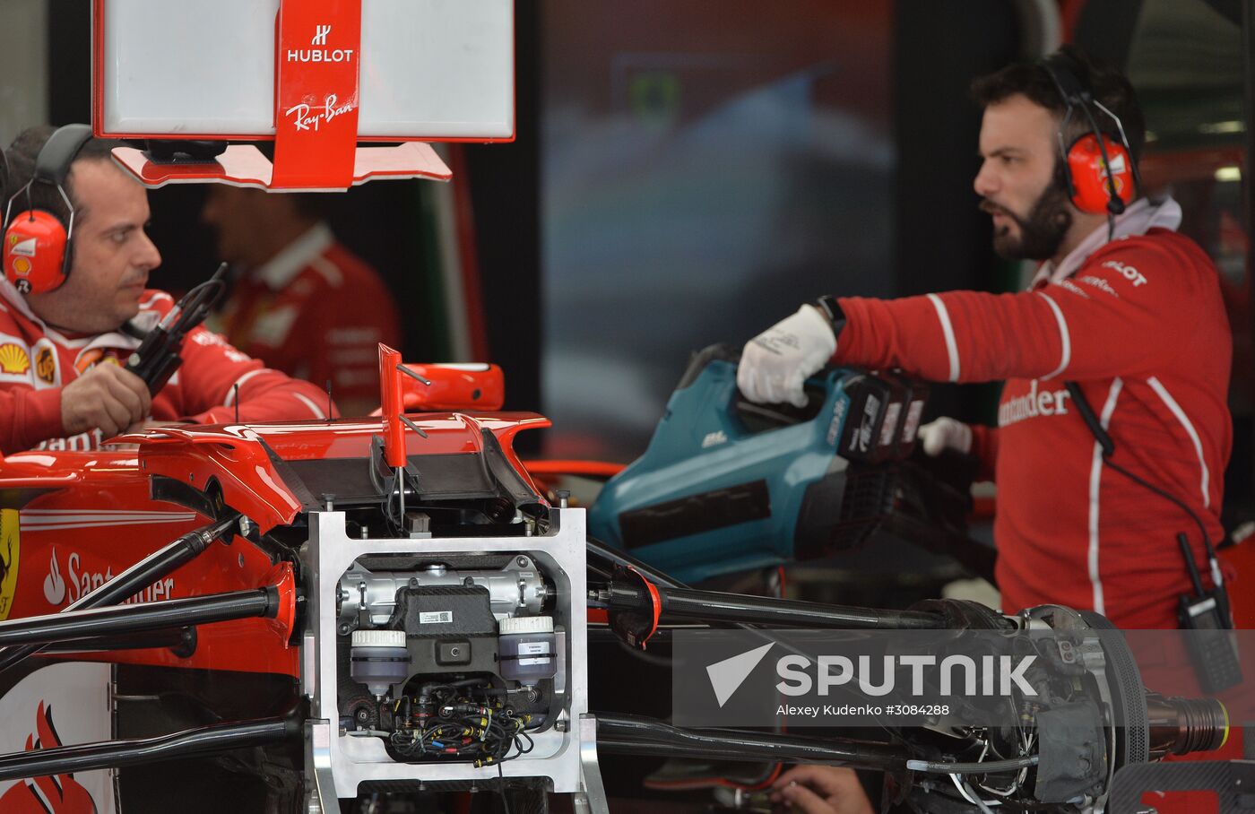 Preparations for Russian leg of Formula One World Championship circuit racing series