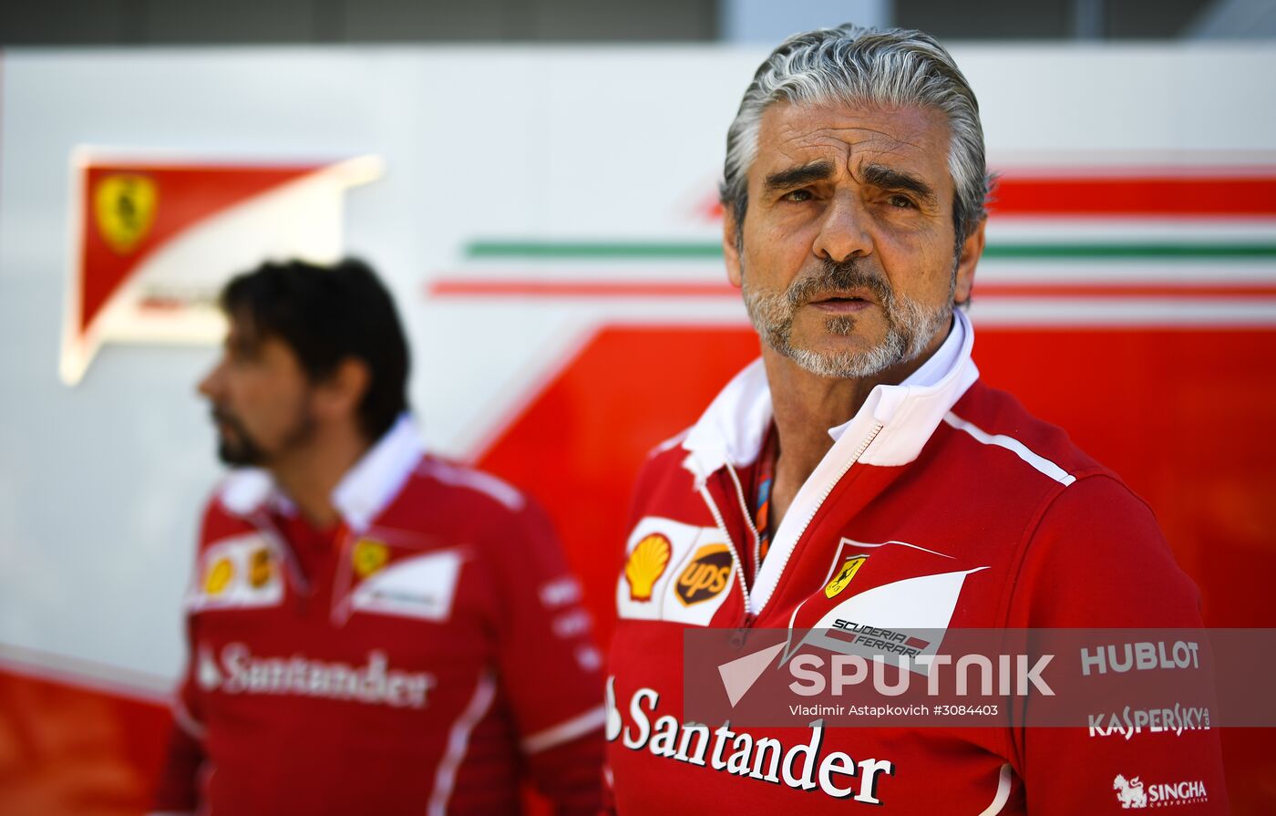 Preparations for Russian stage of Formula 1