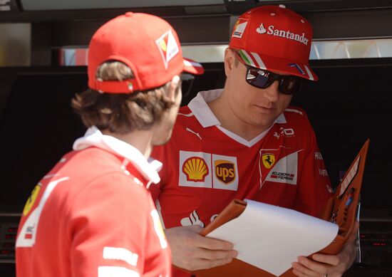 Preparations for Russian leg of Formula One World Championship circuit racing series