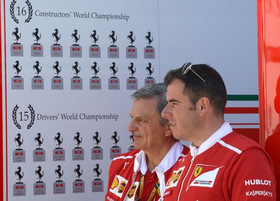 Preparations for Russian leg of Formula One World Championship circuit racing series