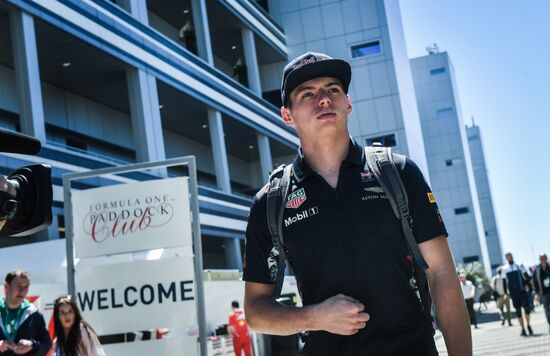 Preparations for Russian leg of Formula One World Championship circuit racing series