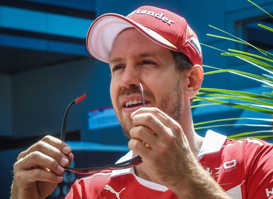 Preparations for Russian leg of Formula One World Championship circuit racing series