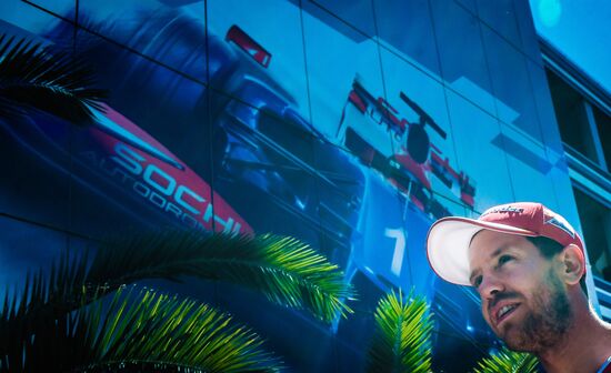 Preparations for Russian leg of Formula One World Championship circuit racing series