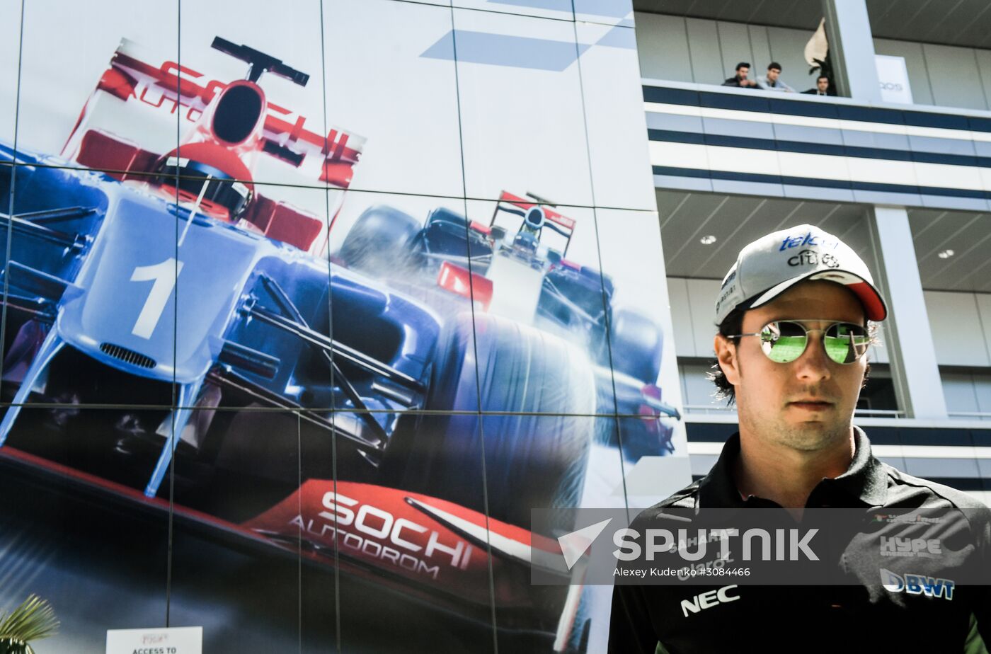 Preparations for Russian leg of Formula One World Championship circuit racing series