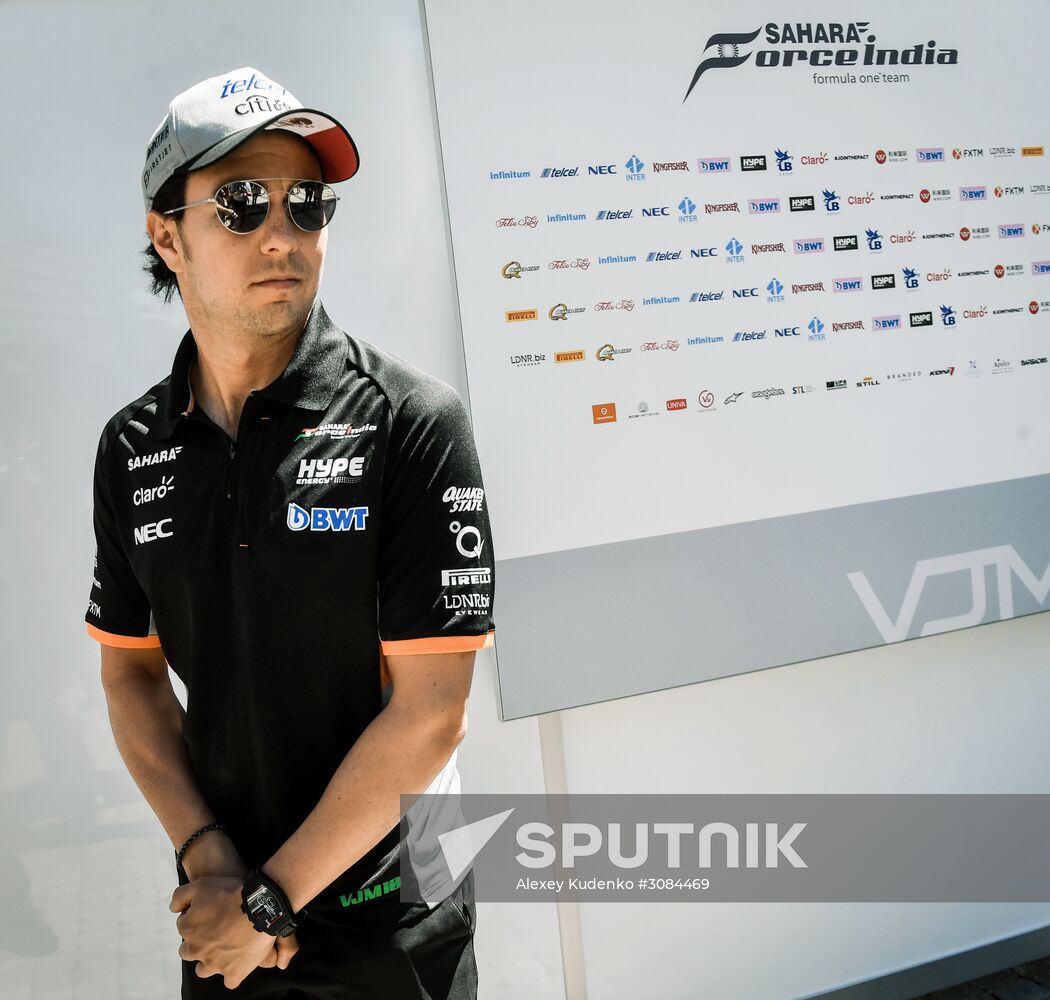 Preparations for Russian leg of Formula One World Championship circuit racing series