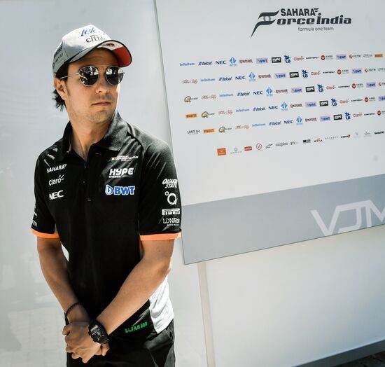 Preparations for Russian leg of Formula One World Championship circuit racing series