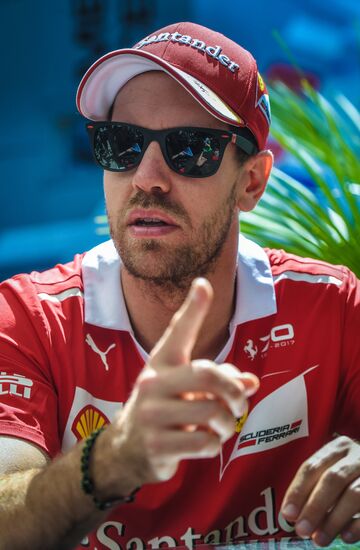 Preparations for Russian leg of Formula One World Championship circuit racing series