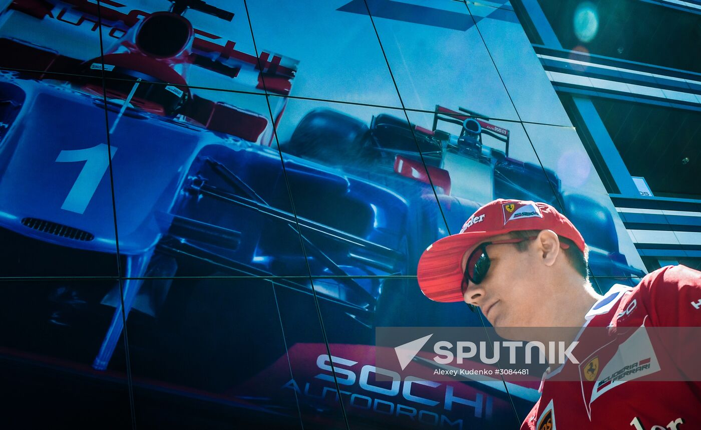 Preparations for Russian leg of Formula One World Championship circuit racing series