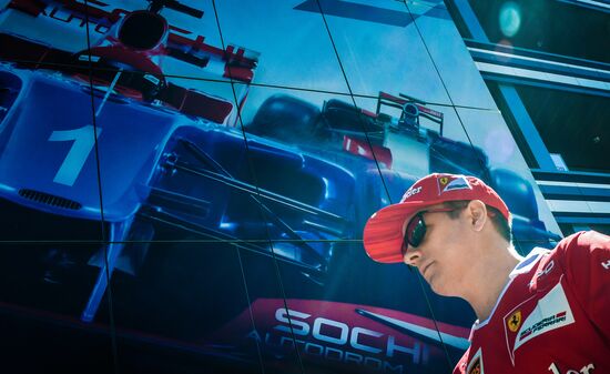 Preparations for Russian leg of Formula One World Championship circuit racing series