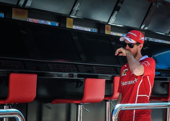 Preparations for Russian leg of Formula One World Championship circuit racing series