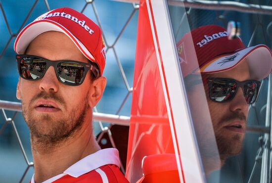 Preparations for Russian leg of Formula One World Championship circuit racing series