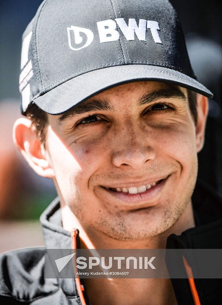 Preparations for Russian leg of Formula One World Championship circuit racing series