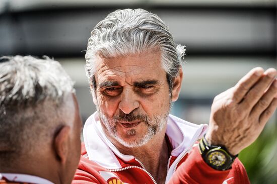 Preparations for Russian leg of Formula One World Championship circuit racing series