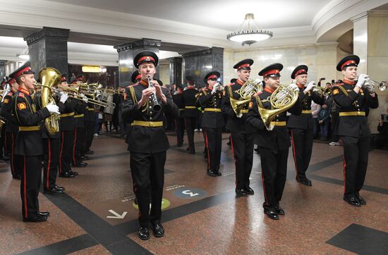 Concert by cadets of Moscow Military Music School