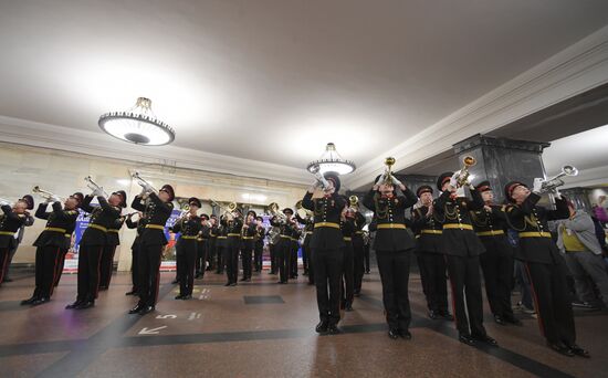Concert by cadets of Moscow Military Music School