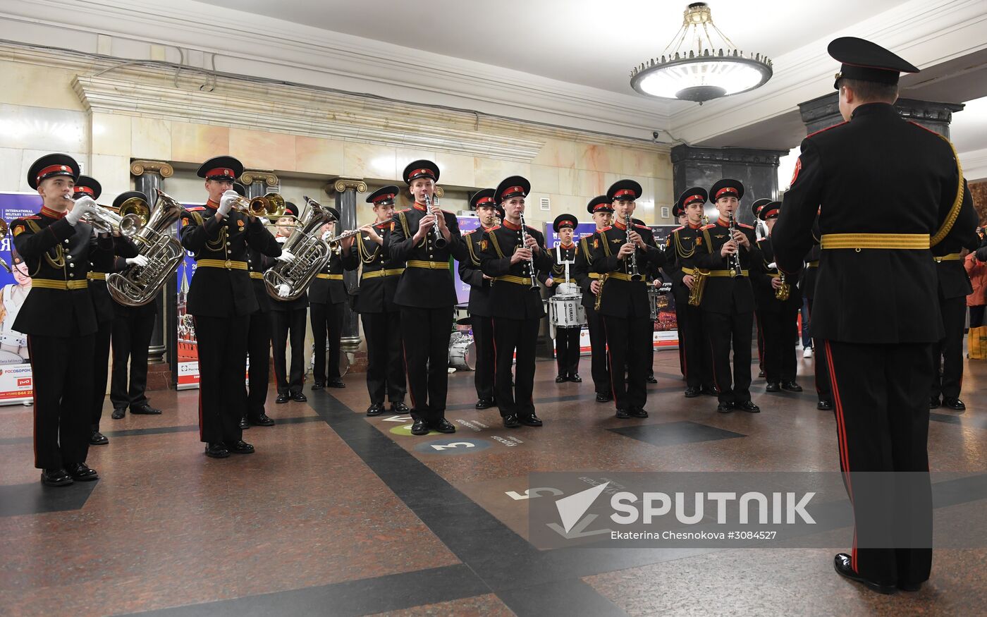 Concert by cadets of Moscow Military Music School