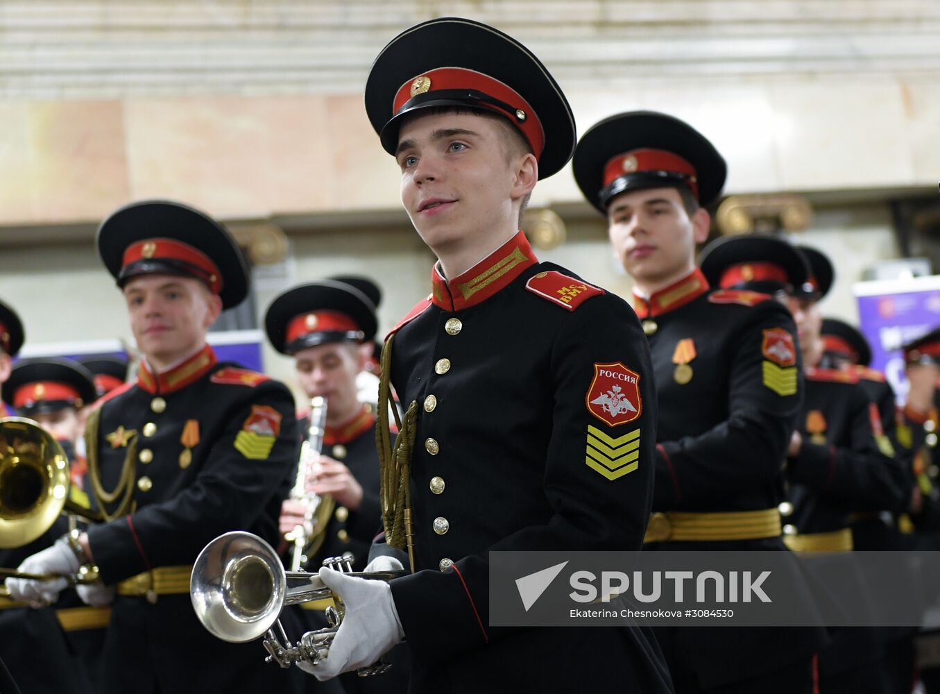 Concert by cadets of Moscow Military Music School