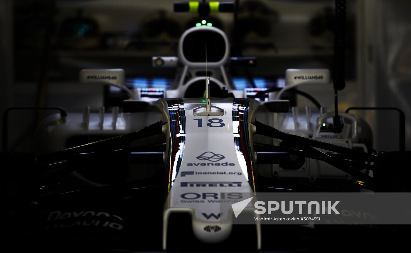 Preparations for Russian leg of Formula One World Championship circuit racing series