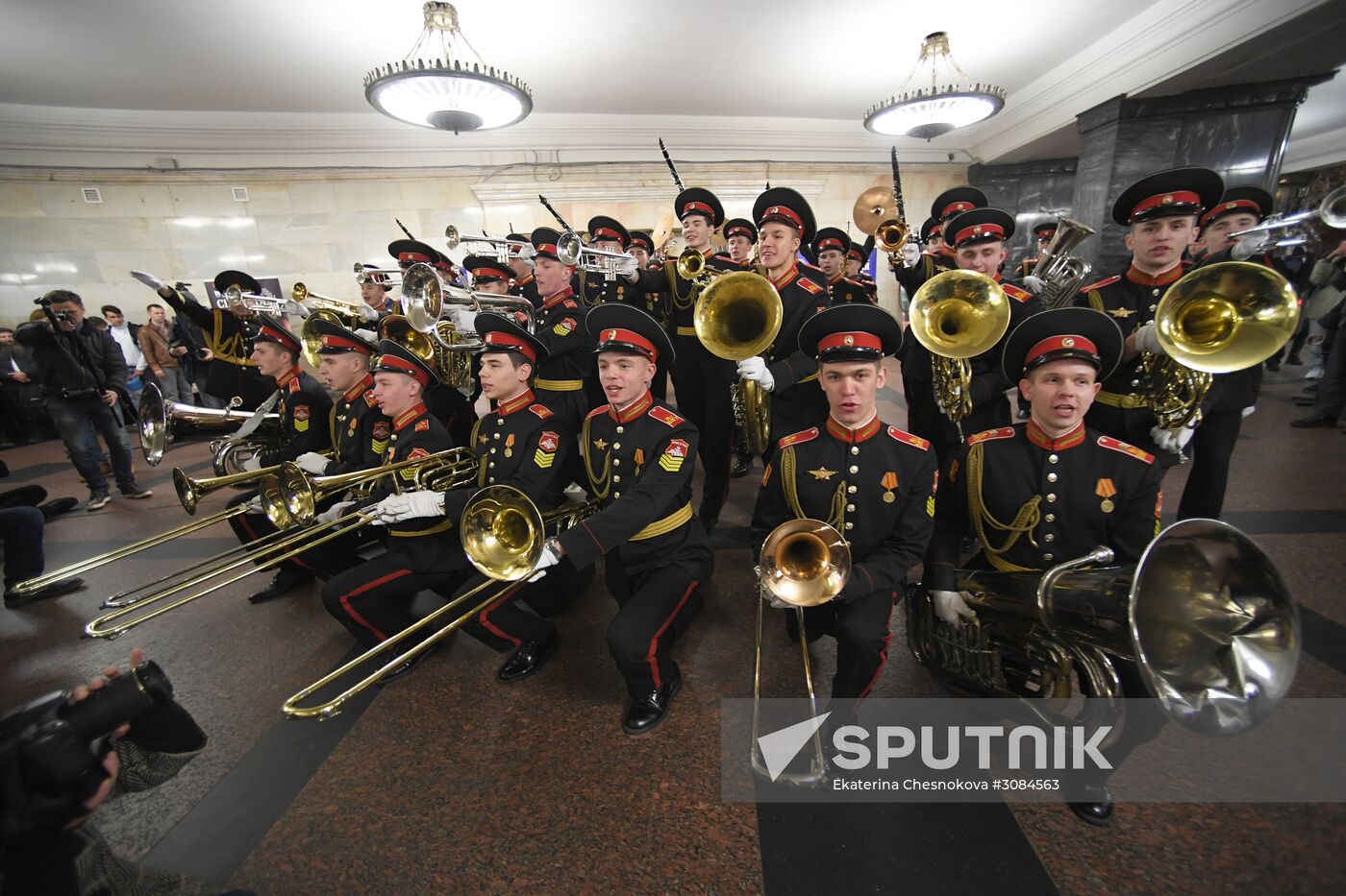 Concert by cadets of Moscow Military Music School
