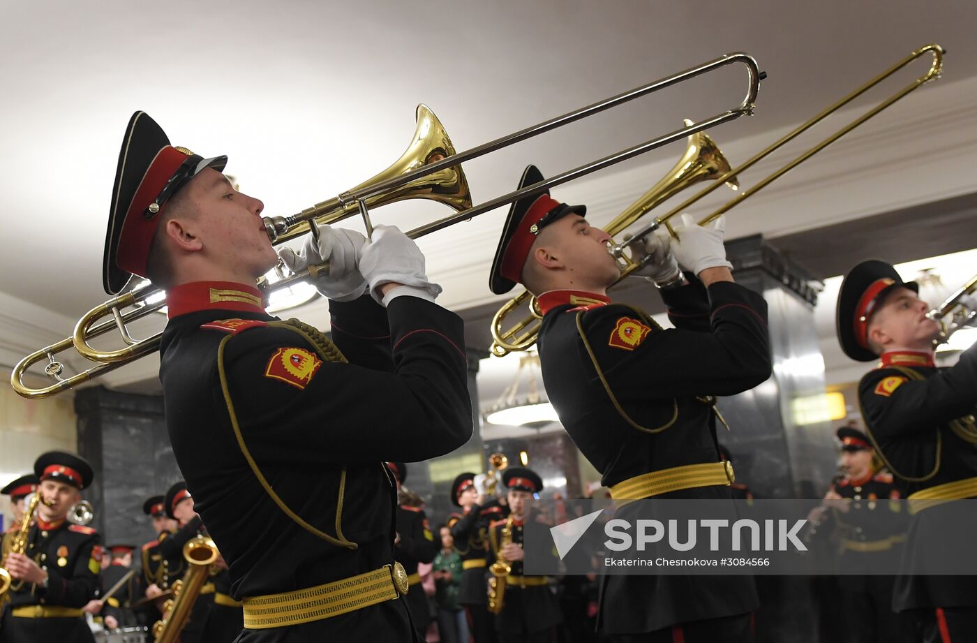 Concert by cadets of Moscow Military Music School