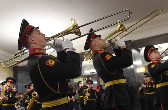 Concert by cadets of Moscow Military Music School