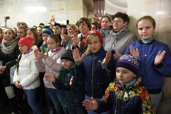 Concert by cadets of Moscow Military Music School