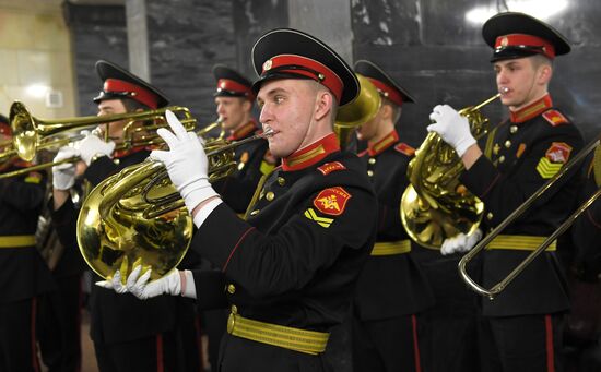 Concert by cadets of Moscow Military Music School
