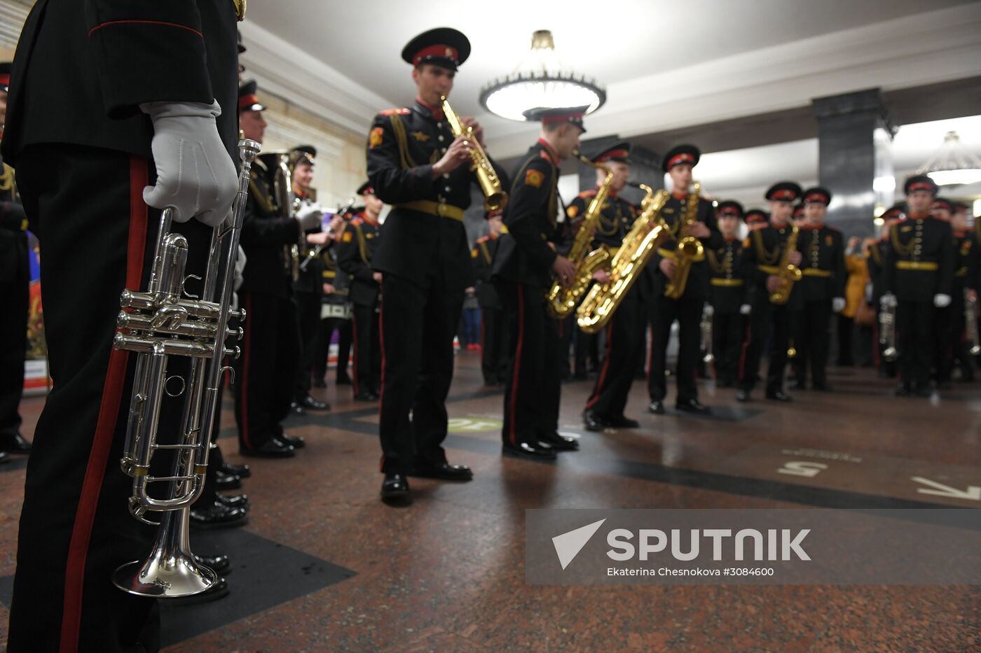 Concert by cadets of Moscow Military Music School