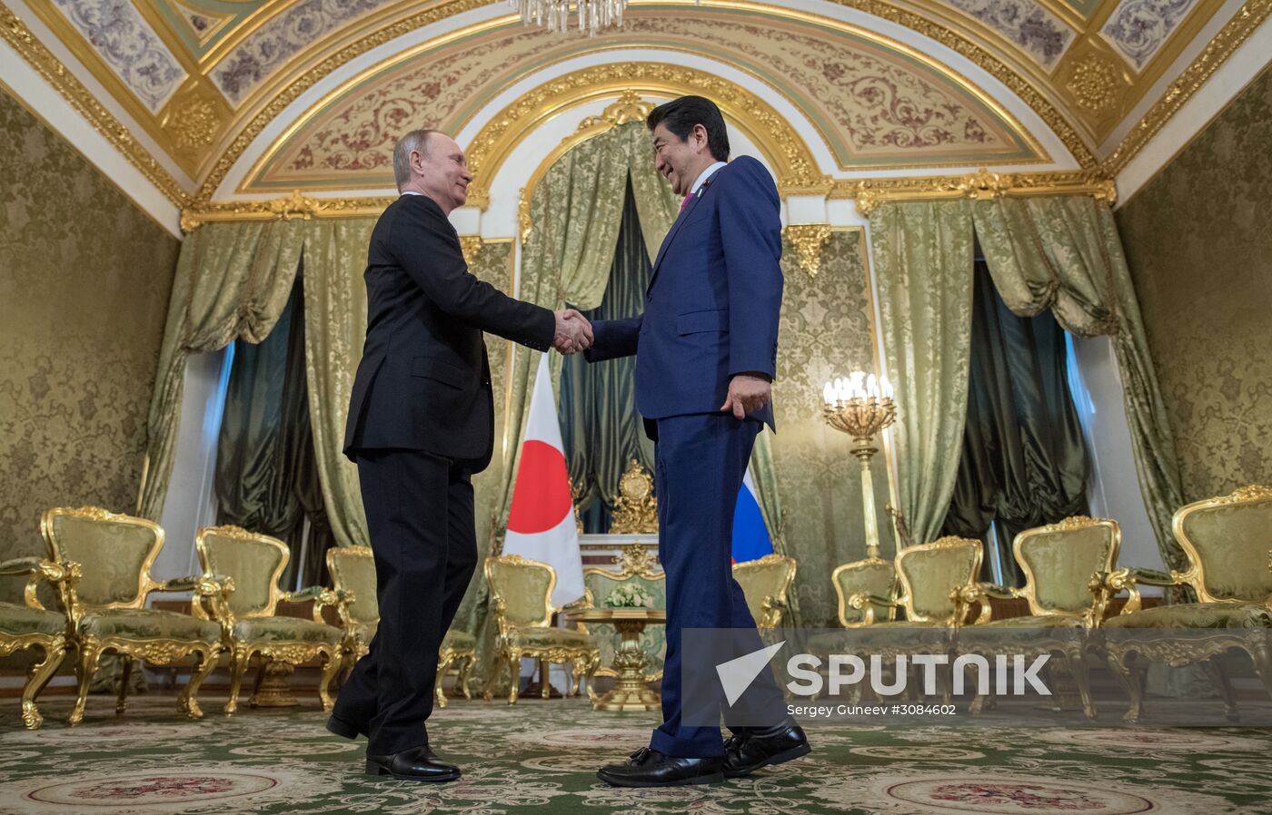 President Putin meets with Japanese Prime Minister Shinzo Abe