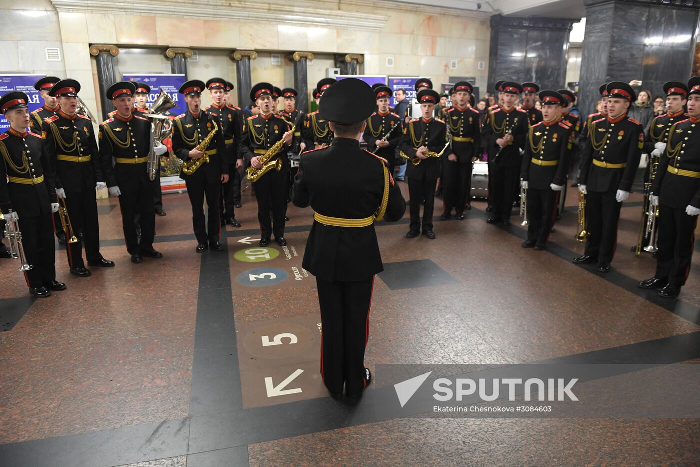 Concert by cadets of Moscow Military Music School