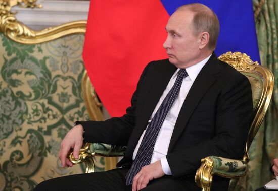 President Putin meets with Japanese Prime Minister Shinzo Abe