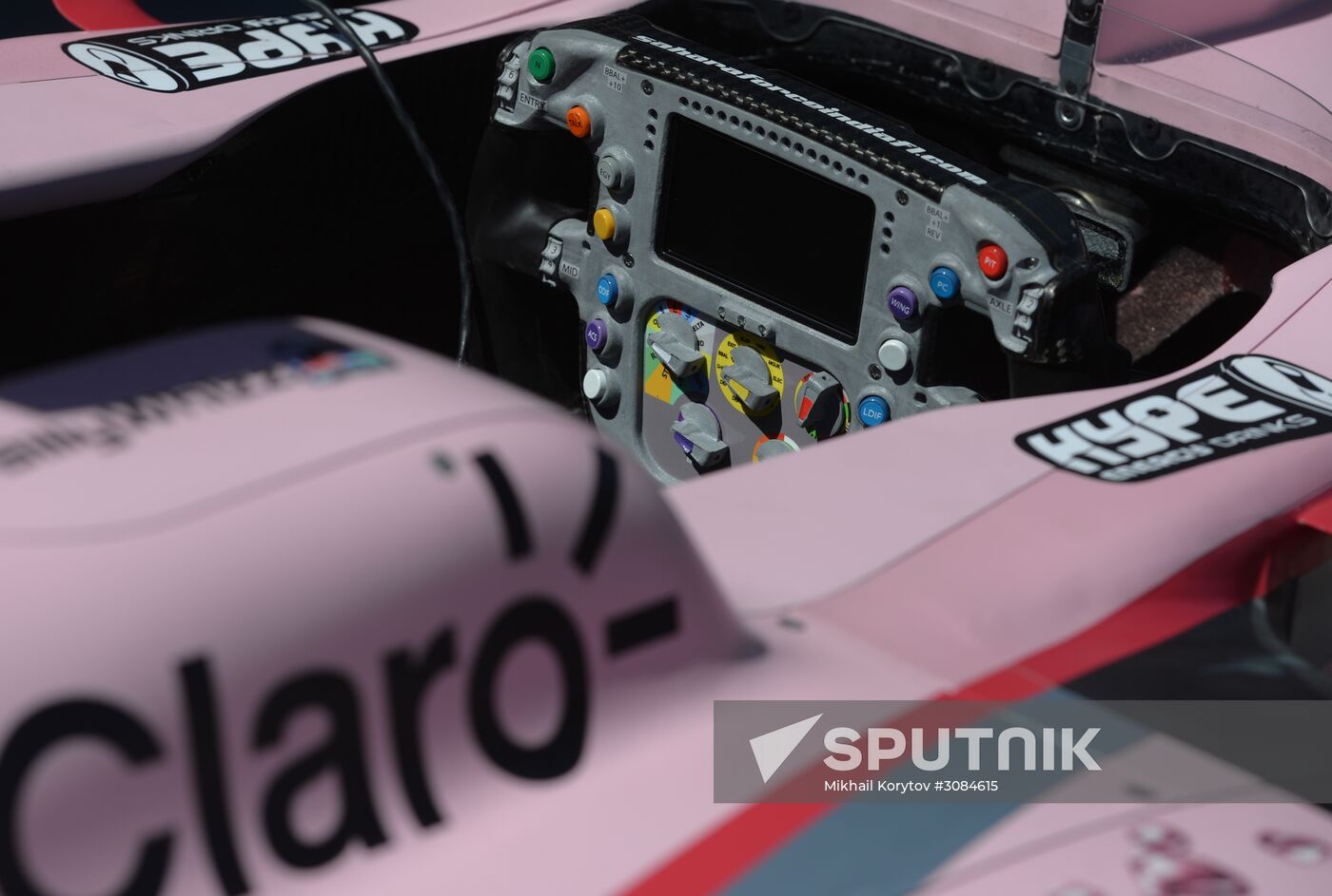 Preparations for Russian leg of Formula One World Championship circuit racing series