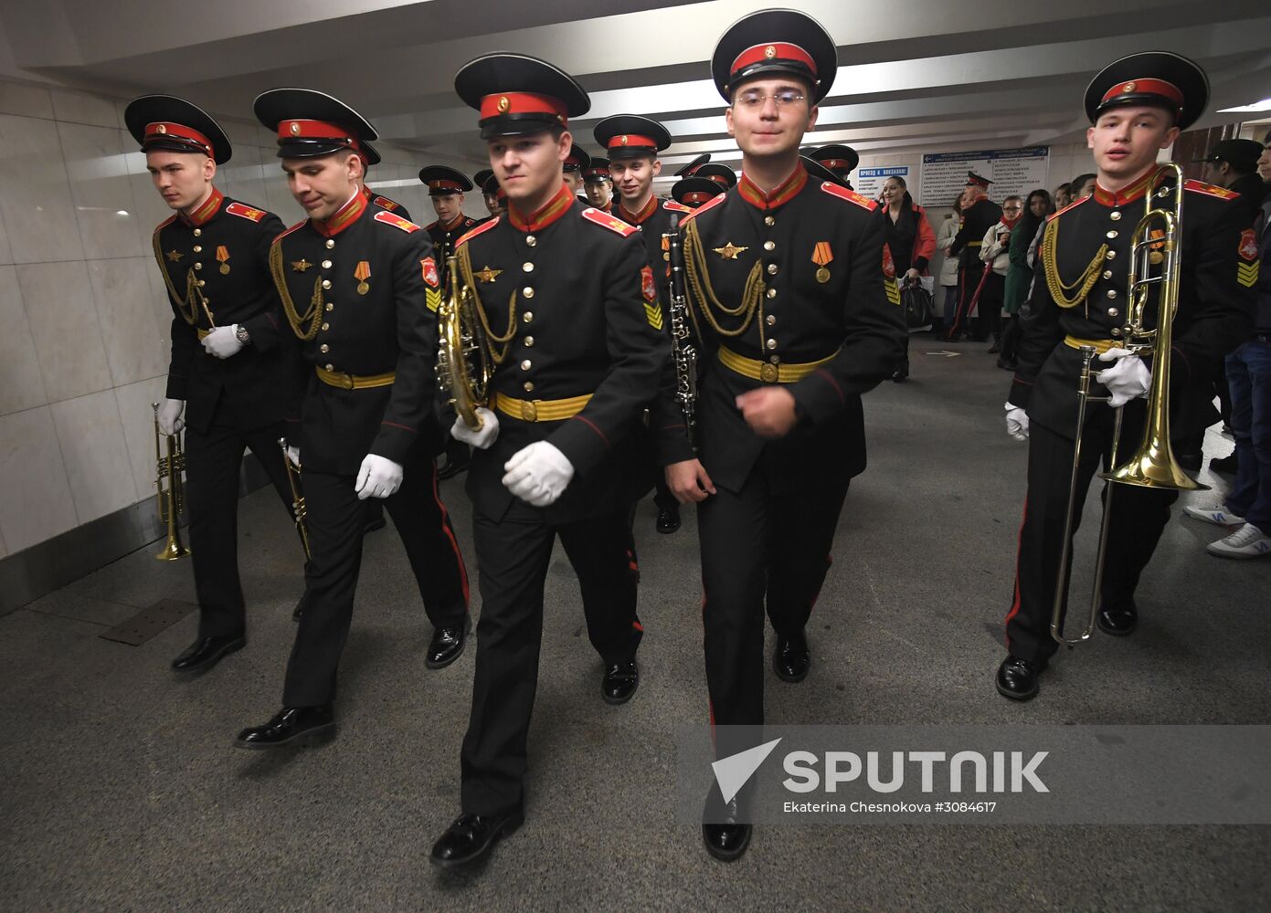 Concert by cadets of Moscow Military Music School