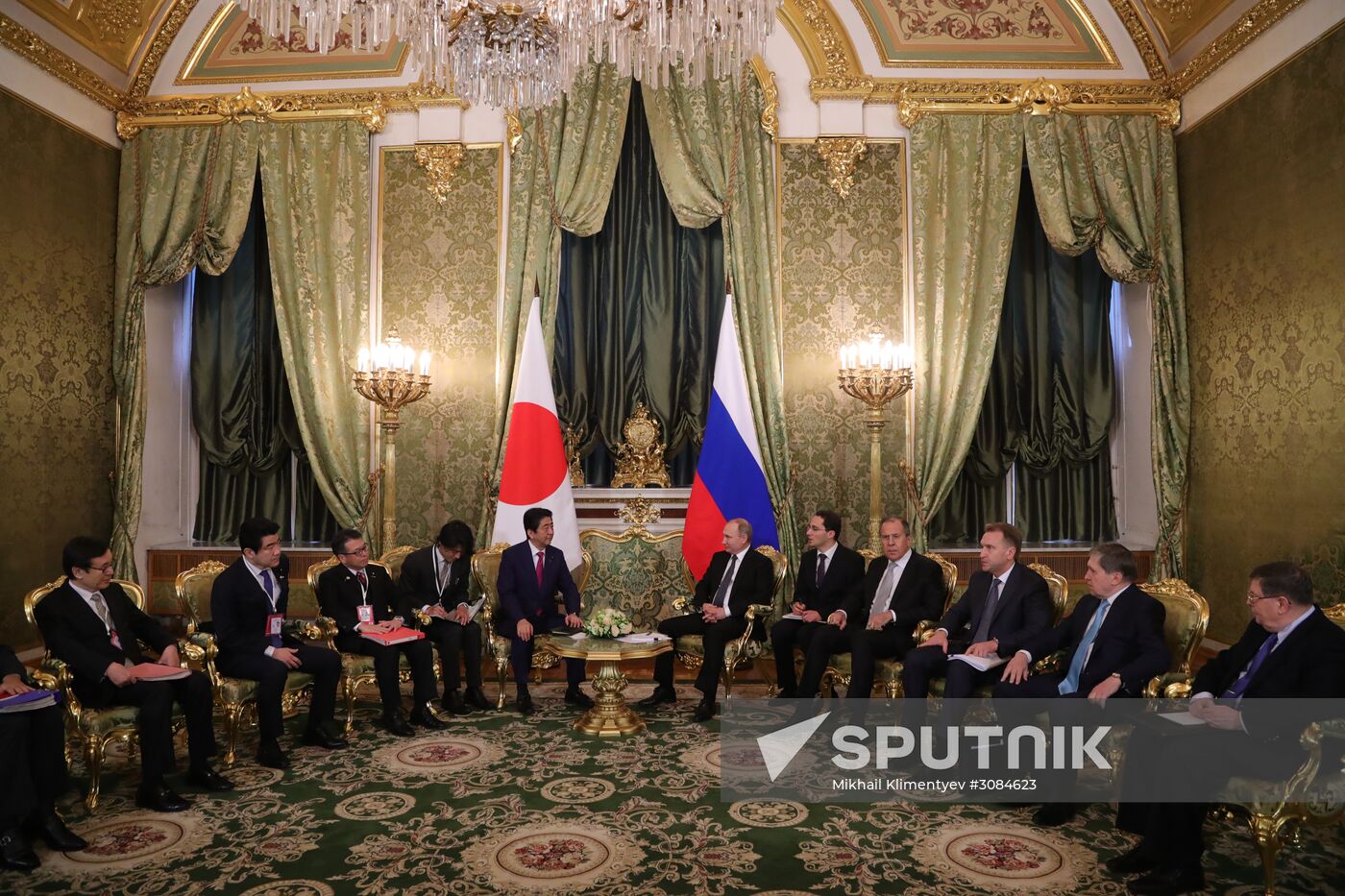 President Putin meets with Japanese Prime Minister Shinzo Abe