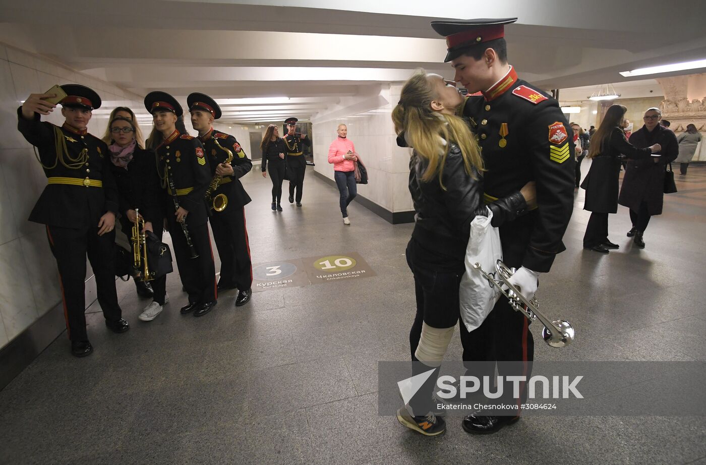 Concert by cadets of Moscow Military Music School