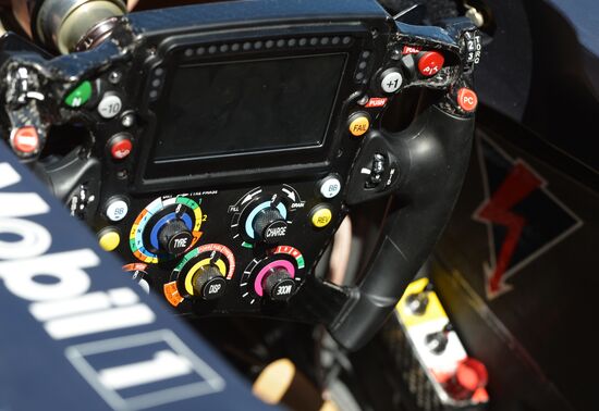 Preparations for Russian leg of Formula One World Championship circuit racing series