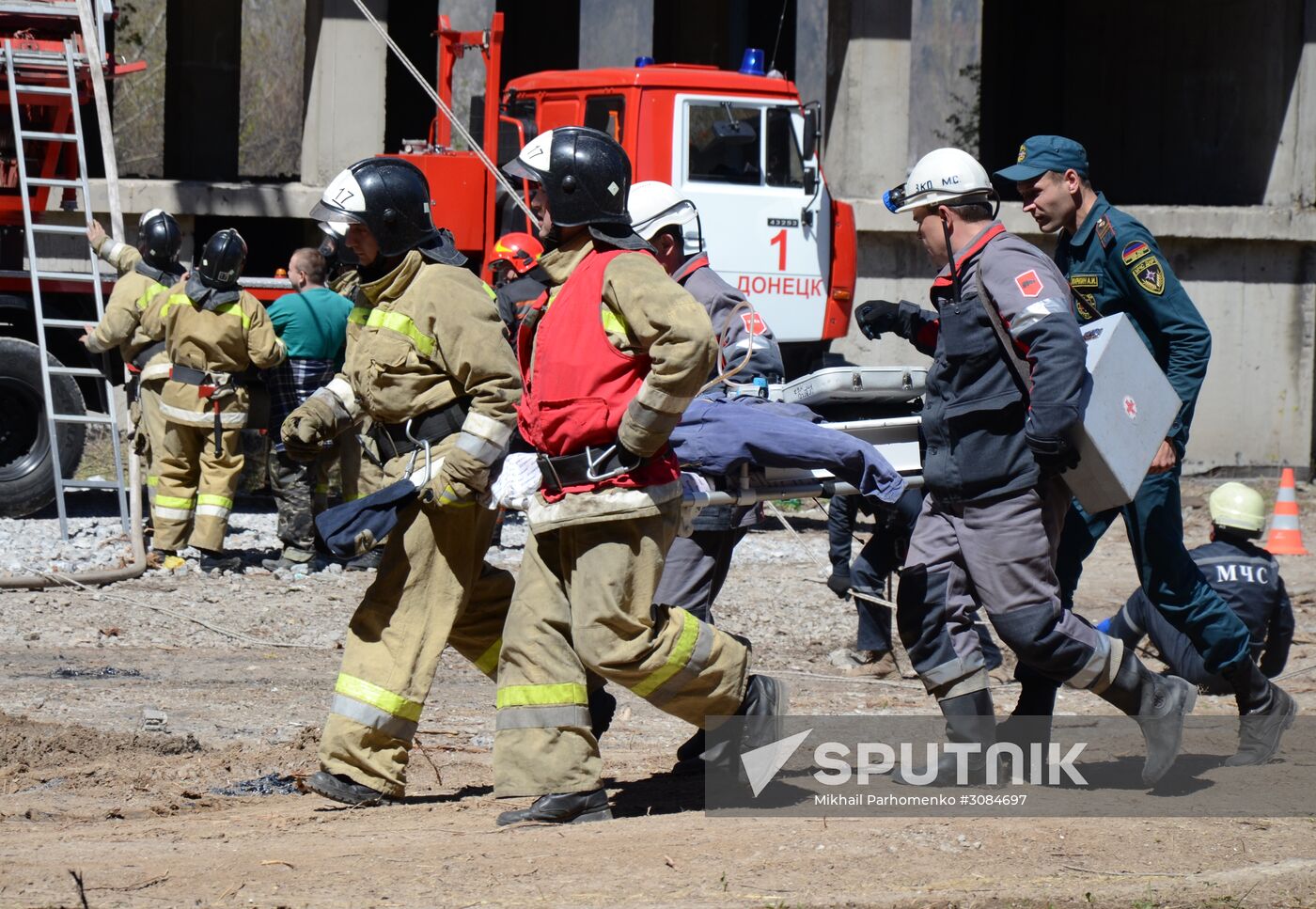 MES training in Donetsk