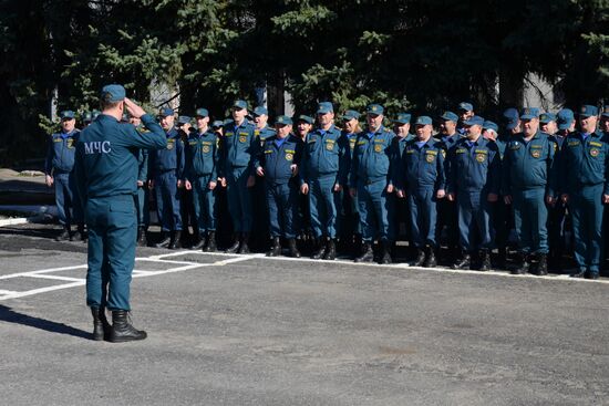 MES training in Donetsk