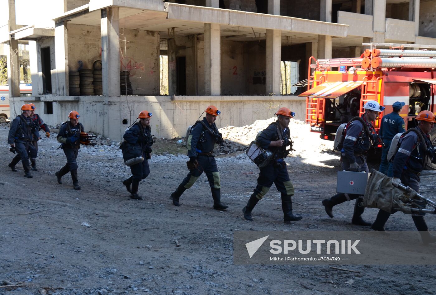 MES training in Donetsk