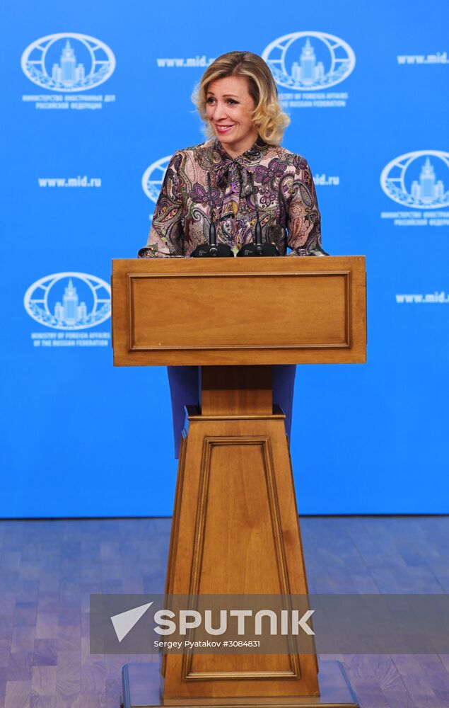 Briefing by Foreign Ministry Official Spokesperson Maria Zakharova