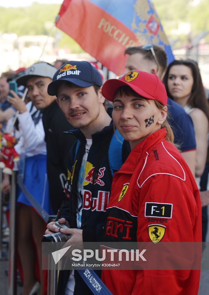 Preparations for Russian stage of Formula 1
