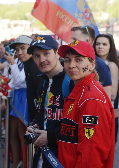 Preparations for Russian stage of Formula 1