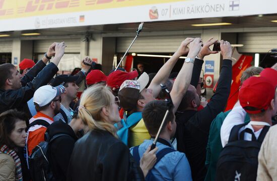 Preparations for Russian stage of F1 World Racing Championship