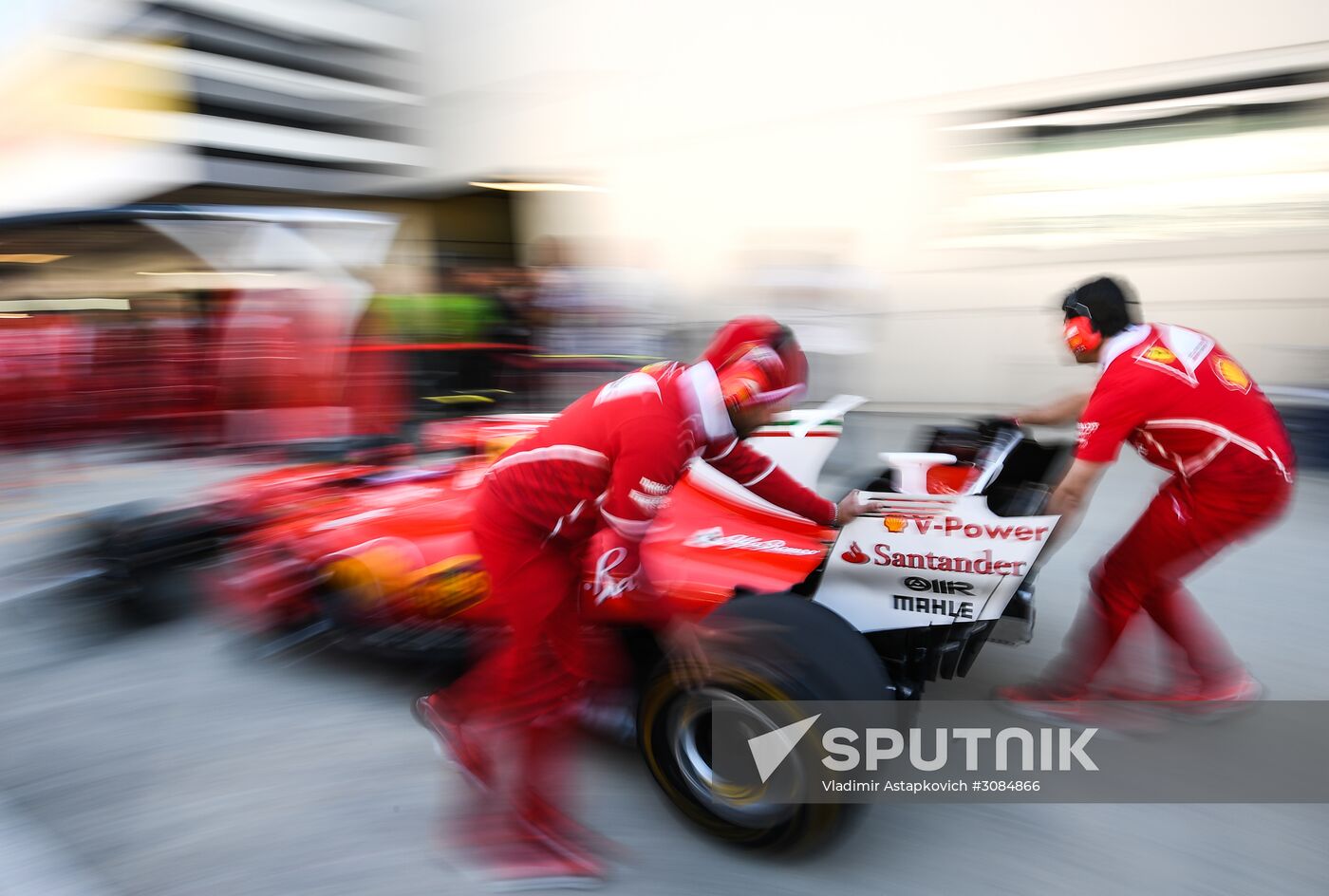 Preparations for Russian stage of F1 World Racing Championship