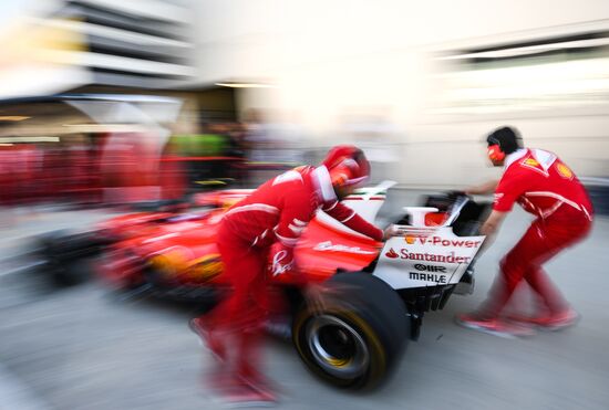 Preparations for Russian stage of F1 World Racing Championship