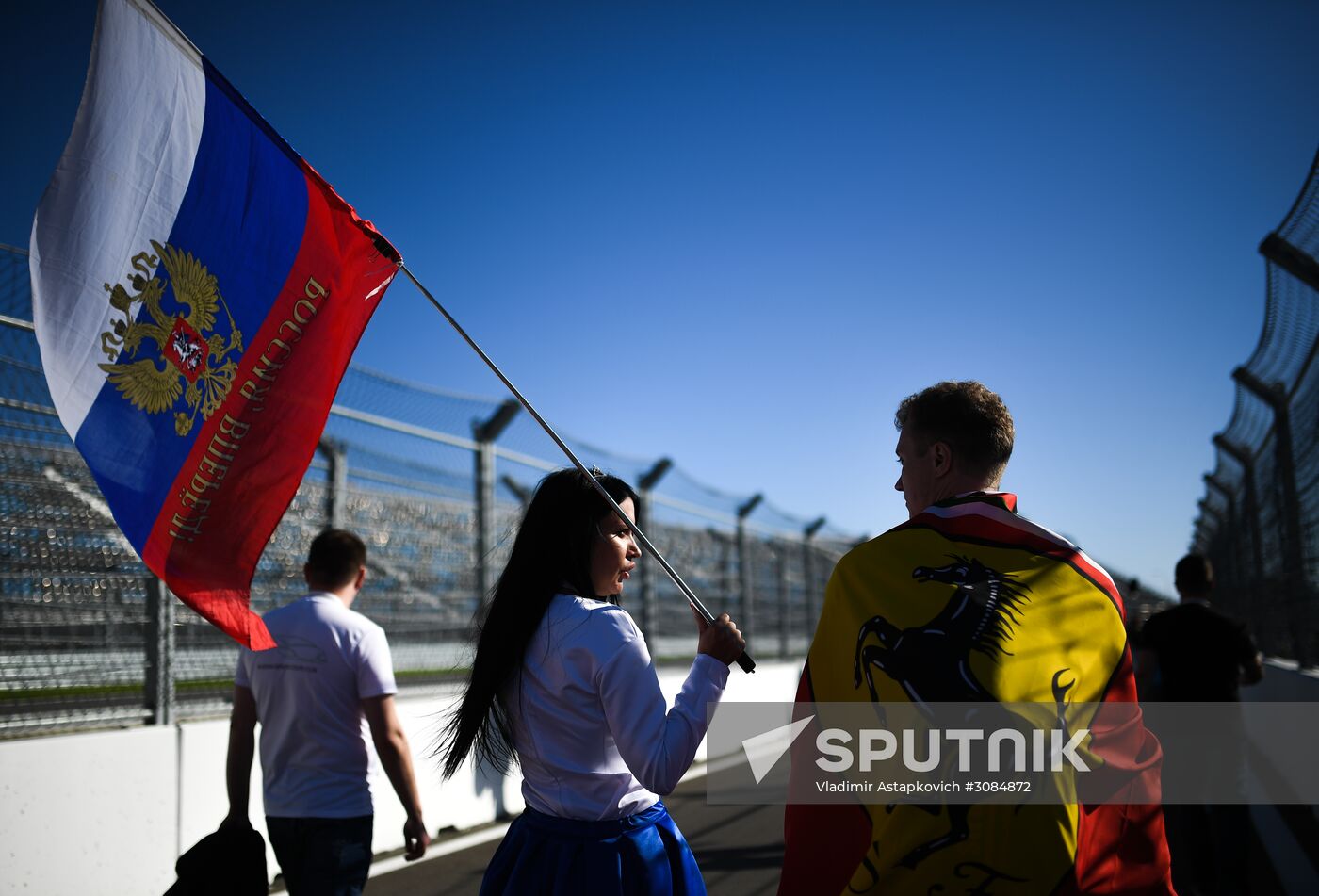 Preparations for Russian stage of F1 World Racing Championship
