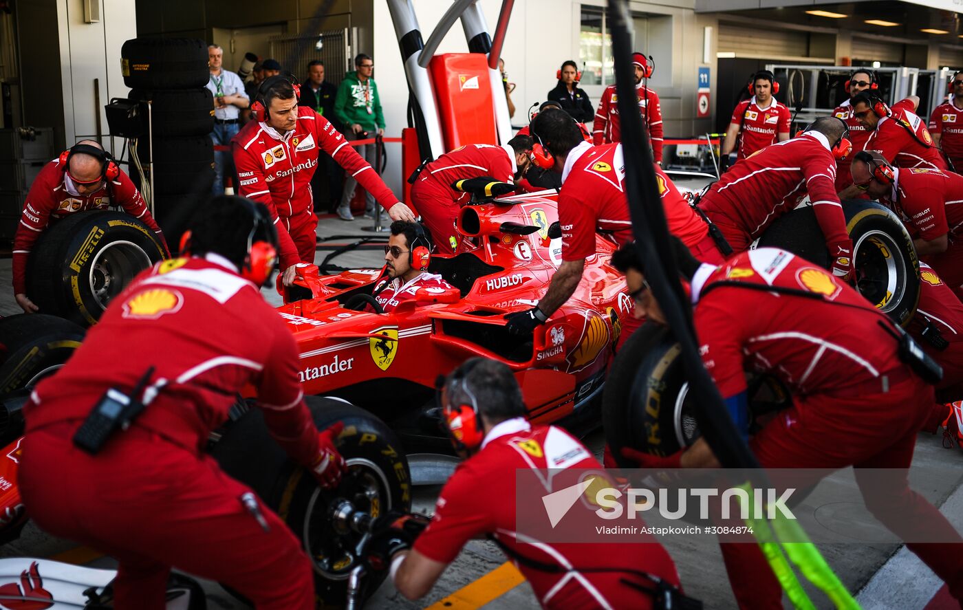 Preparations for Russian stage of F1 World Racing Championship