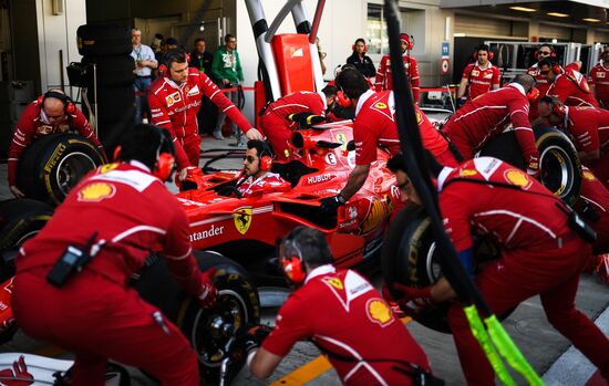 Preparations for Russian stage of F1 World Racing Championship