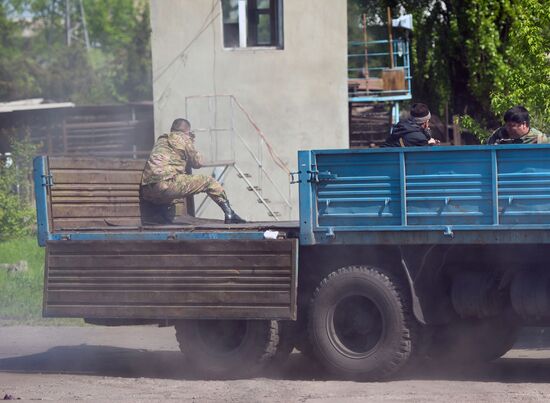 Special task force holds drill in Bishkek
