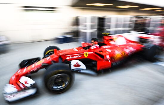 Preparations for Russian stage of F1 World Racing Championship